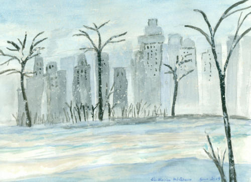 Winter im Central-Park